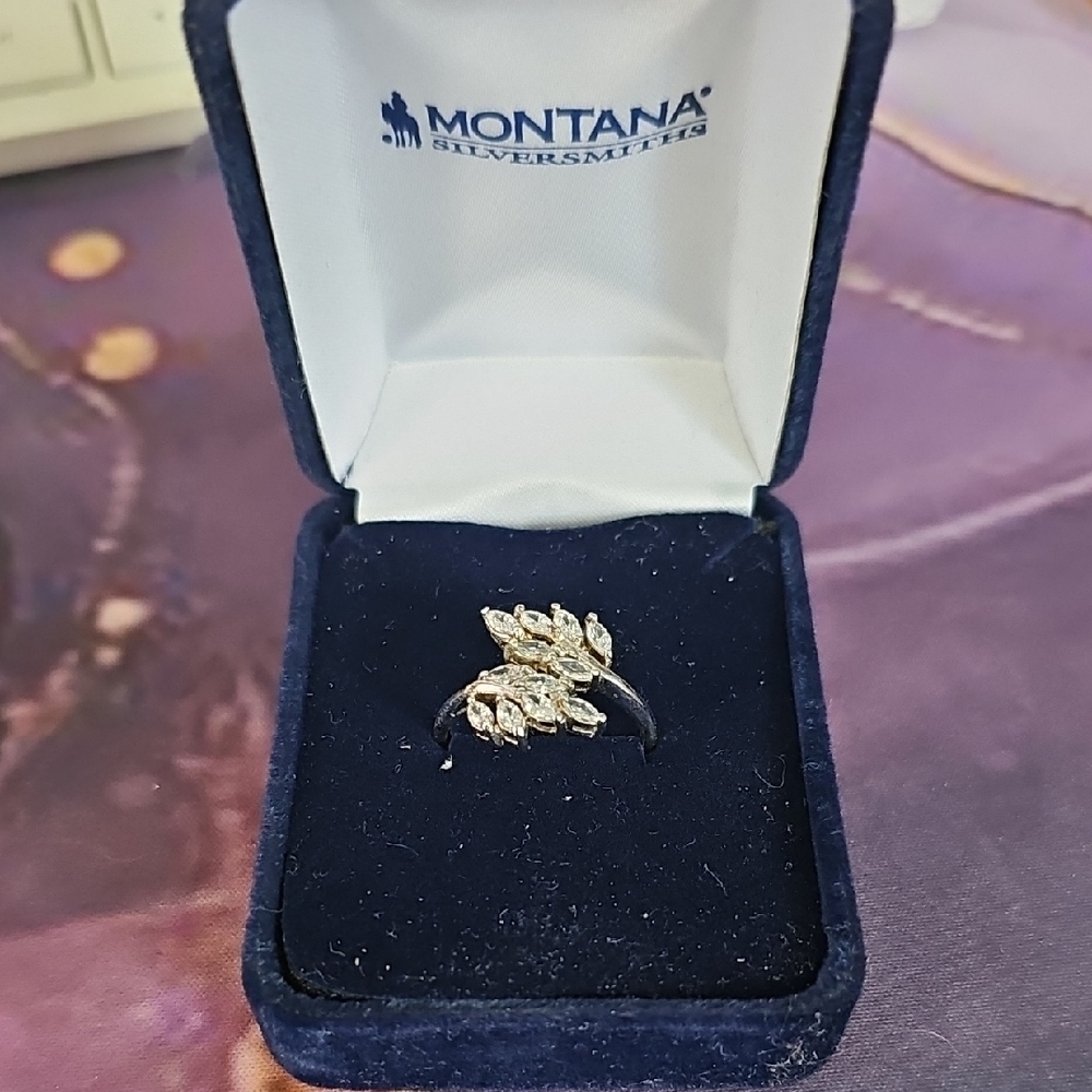 Montana Silversmiths Silver Leaf Ring